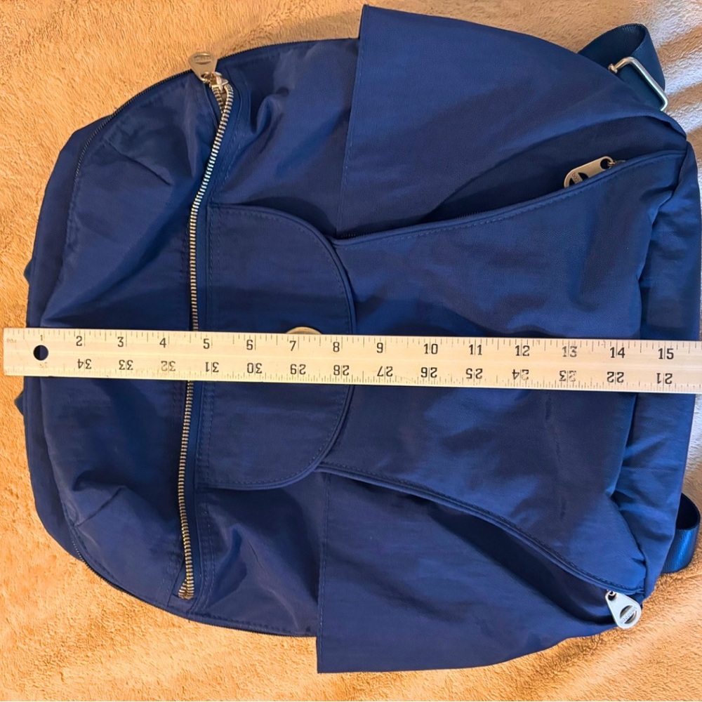 Baggallini Barcelona Laptop Backpack - Blue - Picture 6 of 11